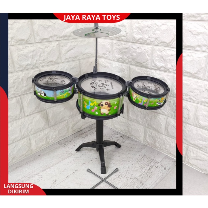 Mainan Edukasi Alat Music Drum Dram Mini Jazz Set Mainan Anak Murah