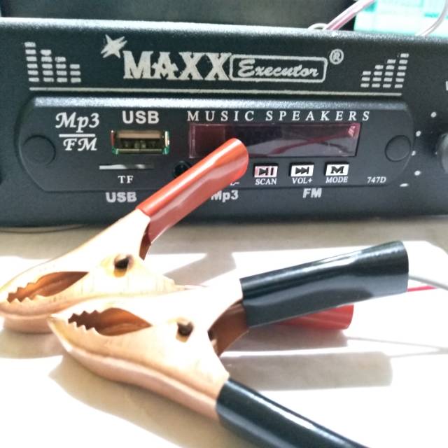 Power mini stereo dc 12 volt bisa aki