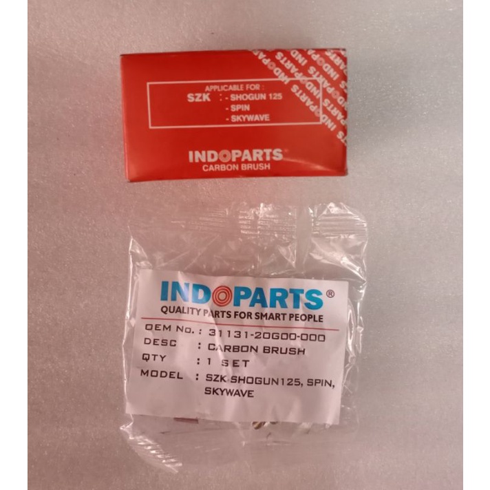 Kulstater Carbon Brush Merek Indopart Spin Skywave Shogun125