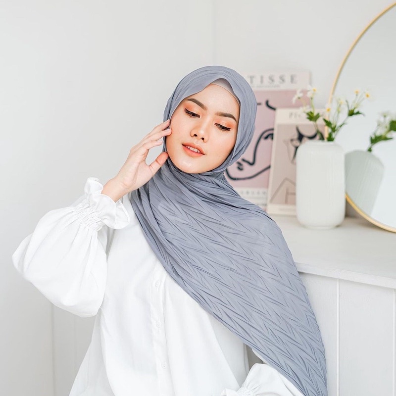 Pashmina plisket padi