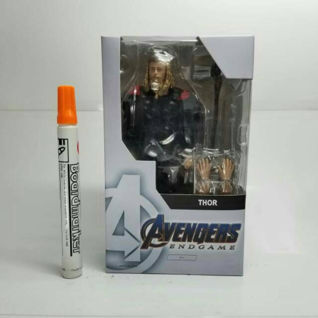mainan action figure
avengers end game
shf thor gendut
tinggi sekitar 6 inch
artikulasi detail
reca