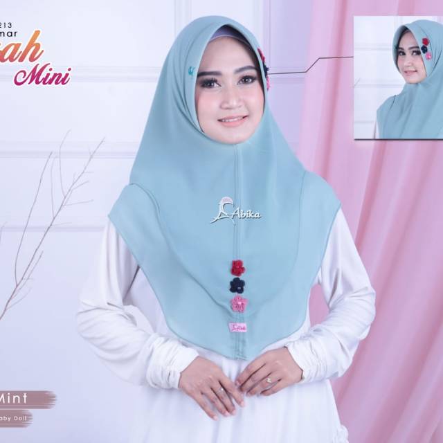 Khimar Murah bagus bahan babydoll khimar mini sarah abika alfasa carissa ori