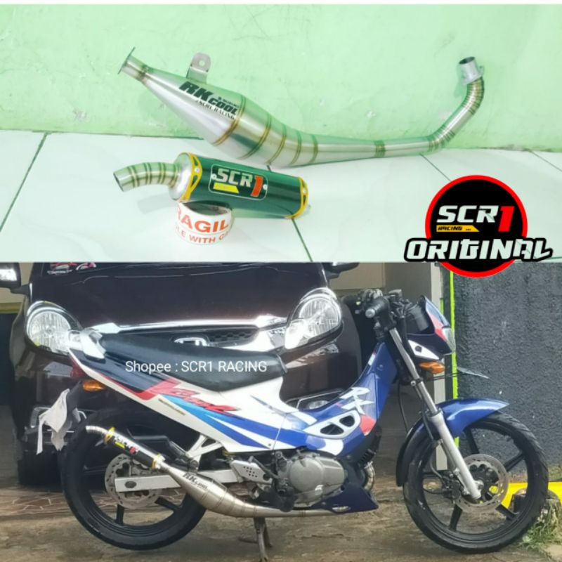 Knalpot Suzuki RK COOL Black Series Stainless