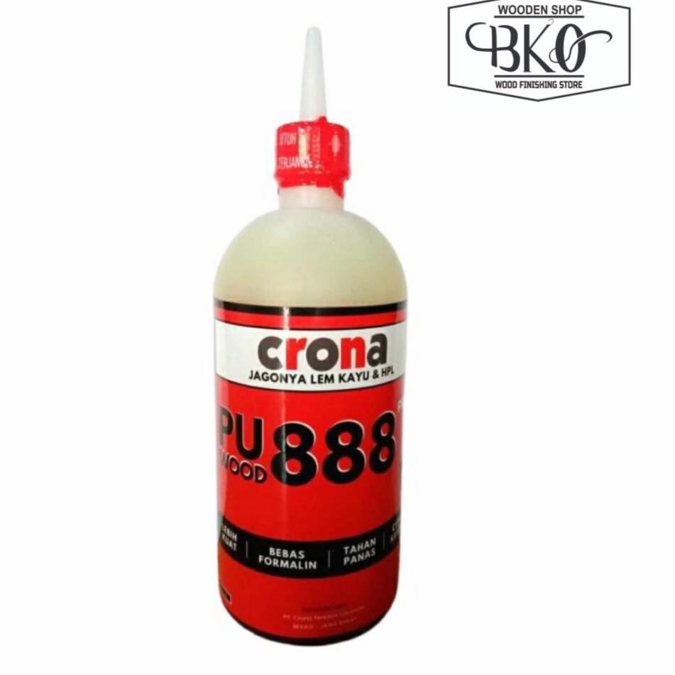 

Super Premium Lem kayu crona 888 450gr lem kayu basah Wood glue