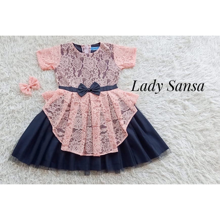 Dress Lady Sansa Anak Unik/Gaun Anak/Dress Anak