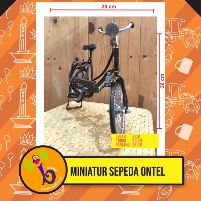 Miniatur Sepeda Ontel Kecil