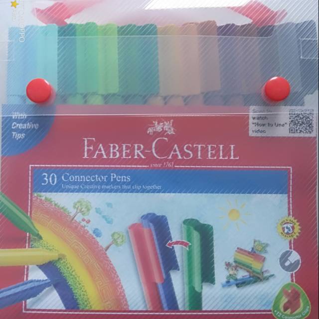 

Spidol "Connector Pen Faber Castell" isi 30 pcs
