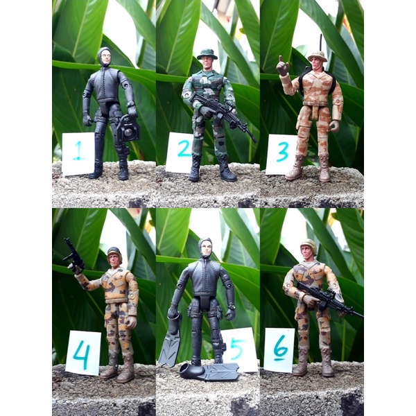 FIGURE TENTARA 1/18 MURAH FULL ARTIKULASI PLUS AKSESORIS WEAPON DSB BUKAN JOYTOY