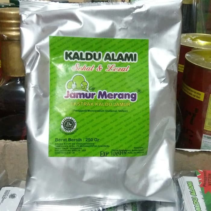 

Kaldu Alami Jamur Merang 250 Gr / Bumbu Instan / Penyedap rasa / Bumbu Jamur