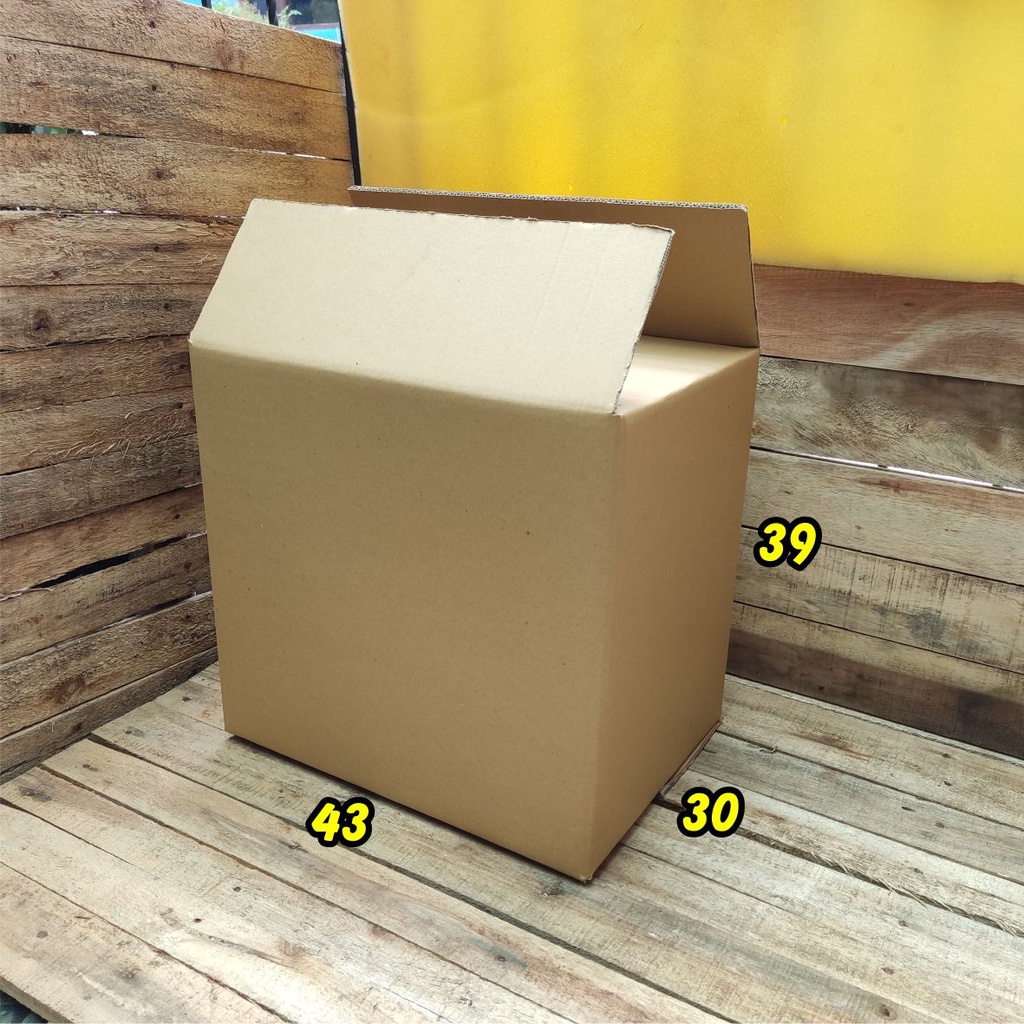 

BOX KARDUS BUAH POLOS DOUBLE WALL 43X30X39 CM