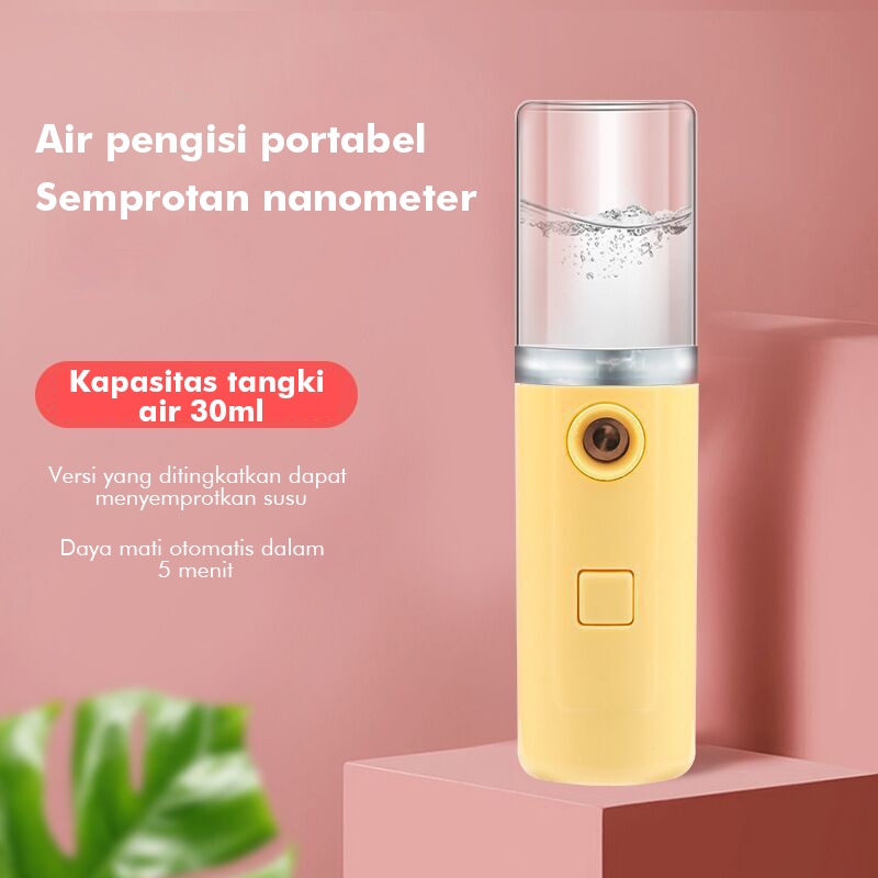 USB Portable Humidifier Nano Mist  Mini Face Humidifier-yellow