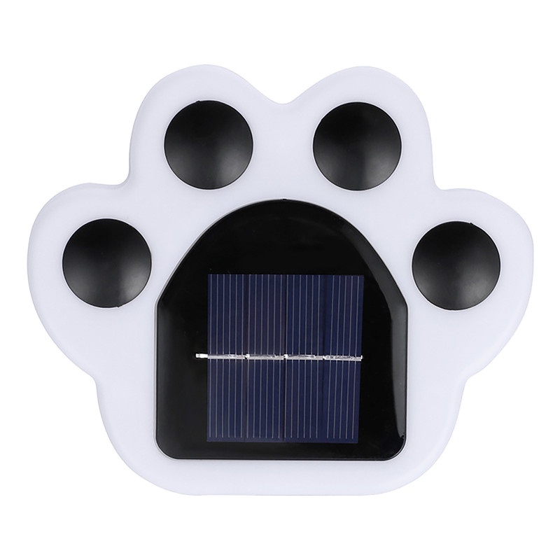 [ Solar Powered Waterproof Lawn Bear paw LED Pathway Decoration Lightings] [Waterproof Outdoor Landscape Lighting for Garden, Patio, Yard,Walkway, stairs，Yard]