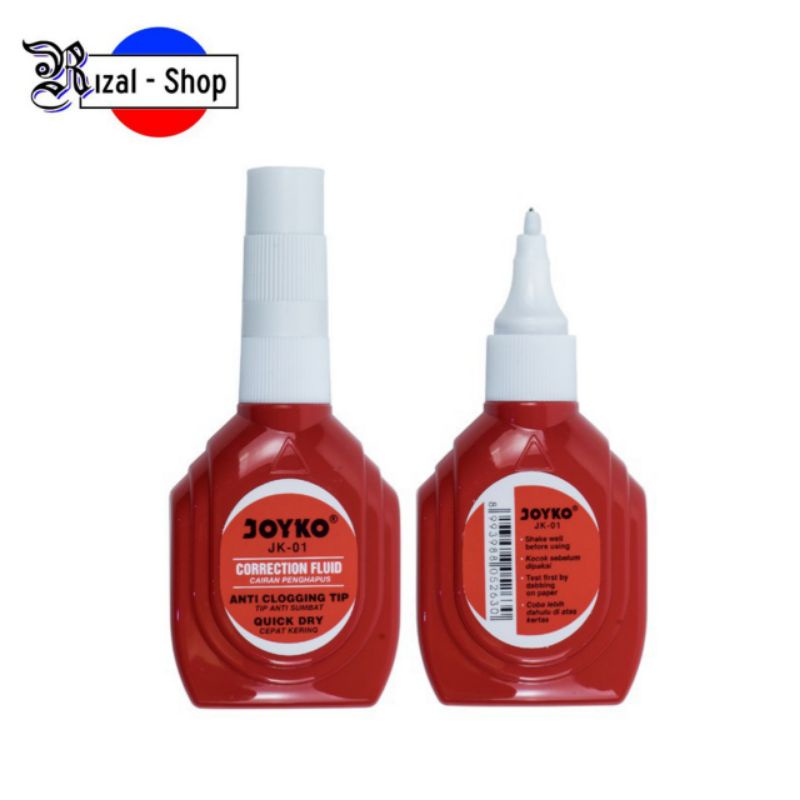 

Stipo / Correction Fluid Tipe Ex Cair Joyko JK 01 Cairan Koreksi