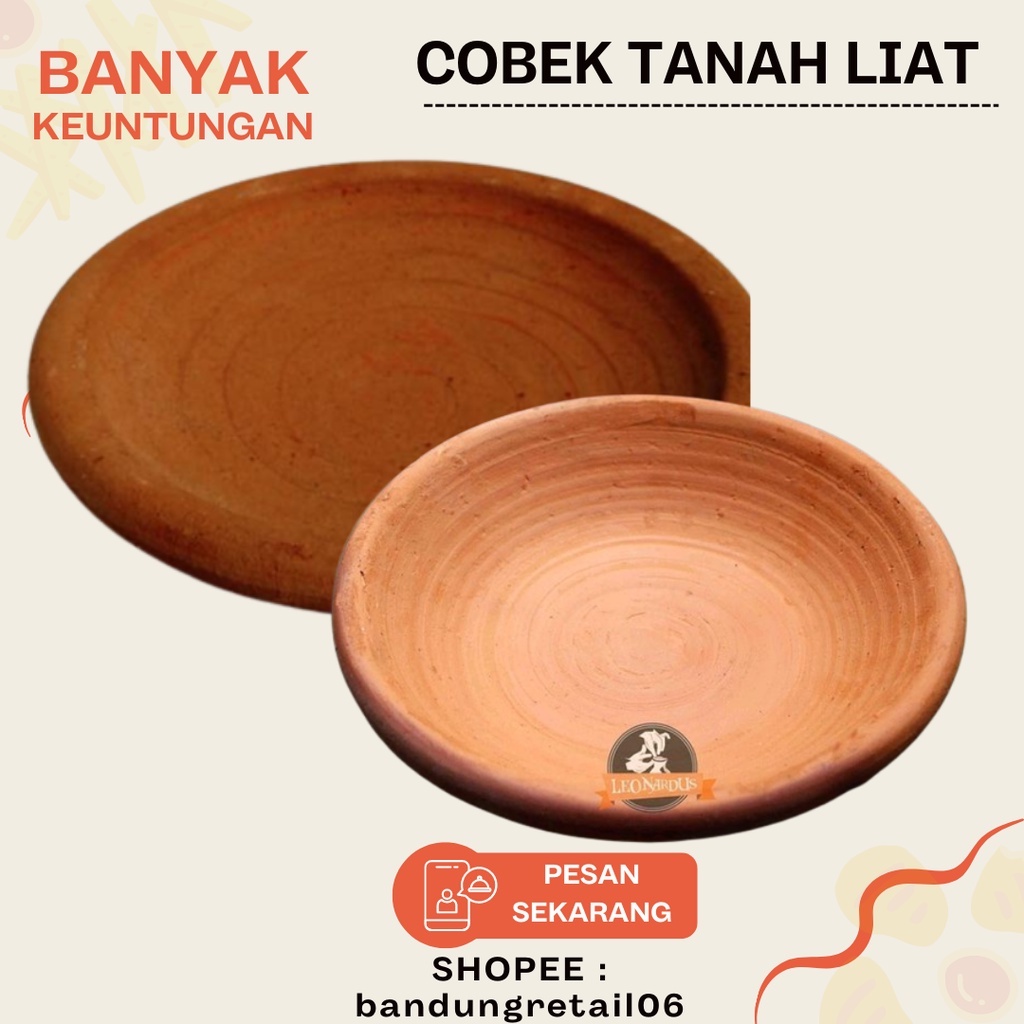 READY STOK  Cobek Tanah Liat Jumbo COBEK TANAH LIAT Cobek Tanah Murah Tanah Liat Cobek Tanah Liat Se