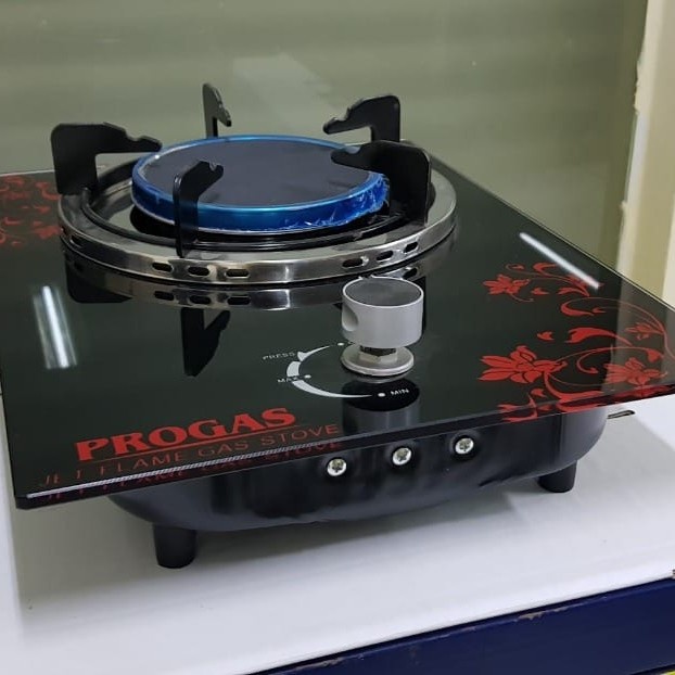 Kompor Gas Tanam Kaca Progas 1 Tungku Bara Sudah SNI original new promo MANTAP