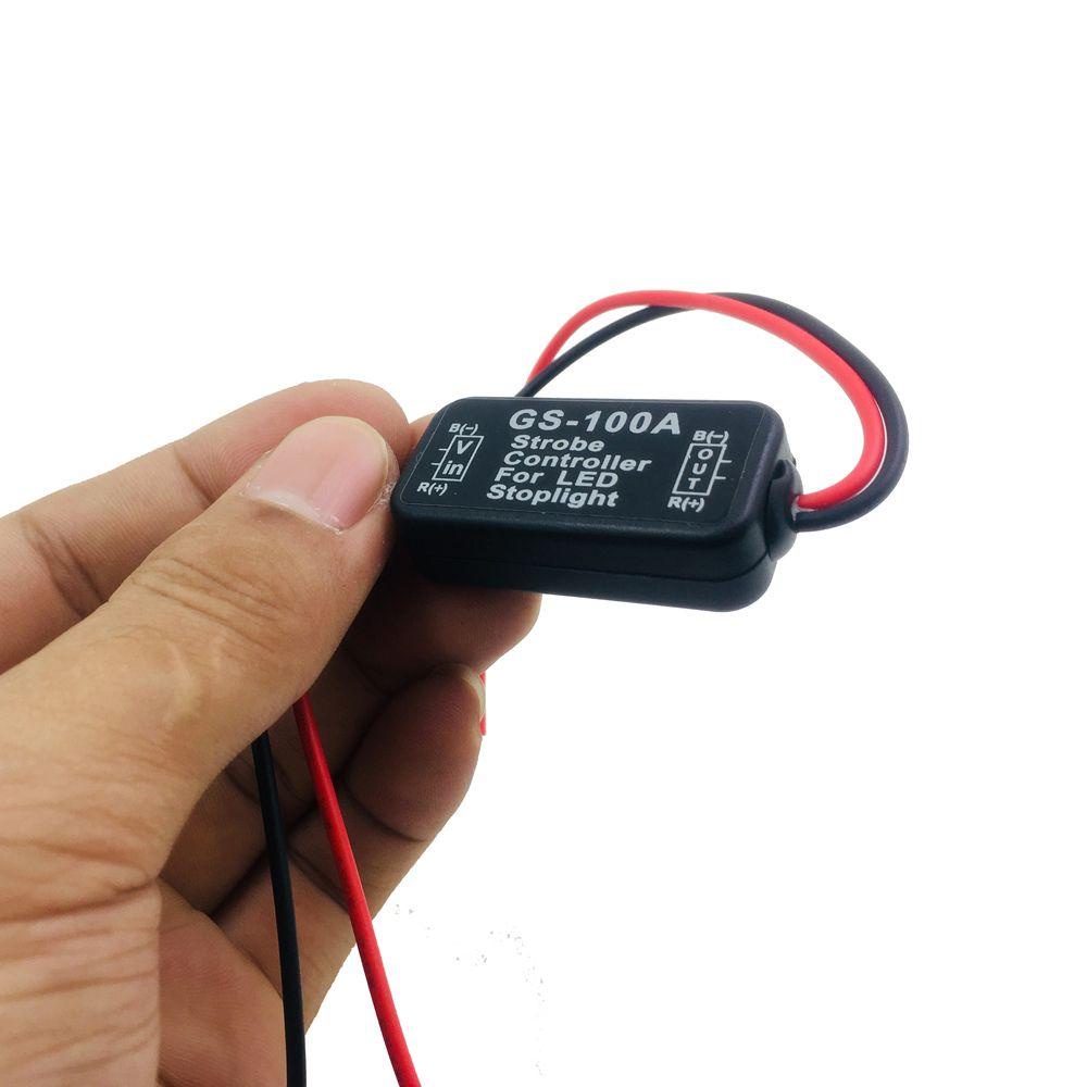 Lanfy Flash Controller Aksesoris Motor Untuk Mobil Otomatis Untuk Kendaraan Lampu Sinyal GS-100A Strobo Controller