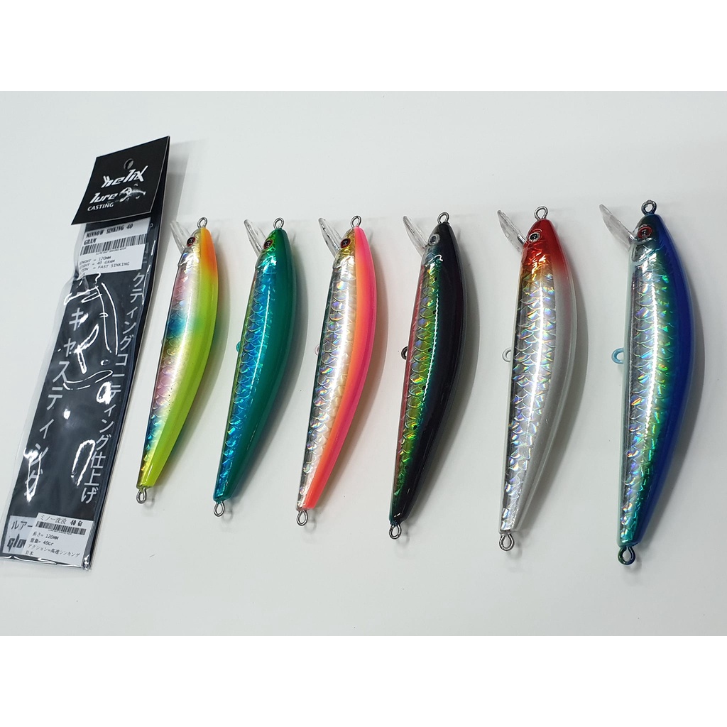 LURE MINNOW HELIX ZEUS (12cm / 40gram) FAST SINKING