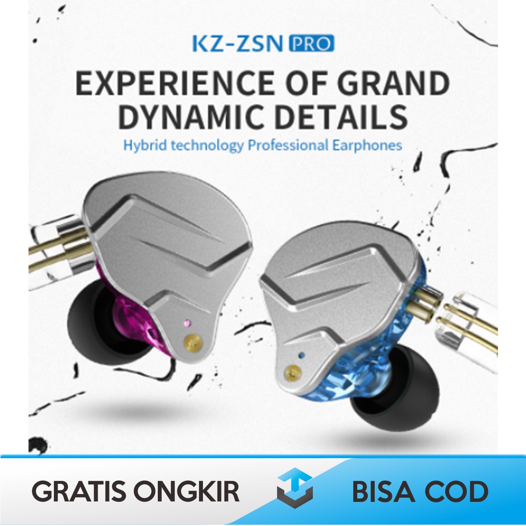 EARPHONE/HANDSFREE KNOWLEDGE ZENITH HYBIRD DILENGKAPI MICROPHONE ORI