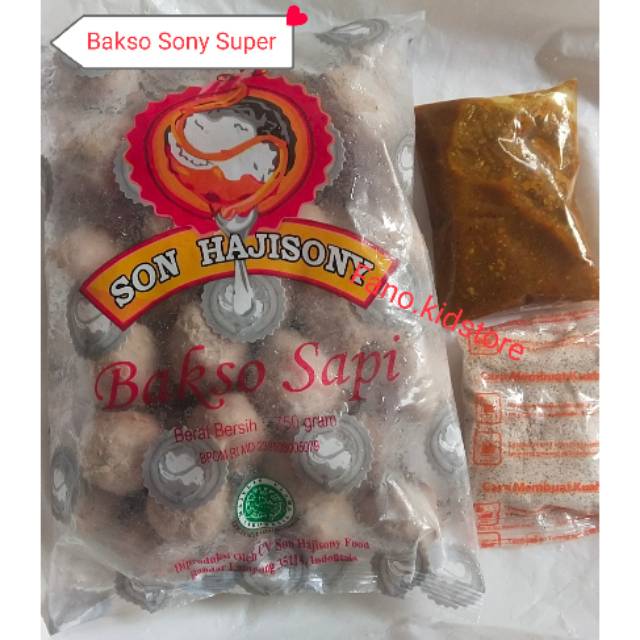 

Bakso Sony Super Son Hajisony