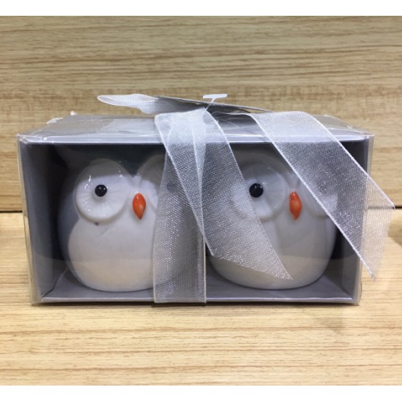 Tempat Garam Lada bumbu Burung Hantu(2pcs) - Souvenir Wedding