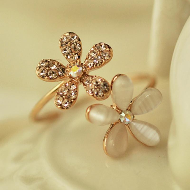 Cincin Wanita Bunga Berlian Fashion Korea Murah CINCIN STYLE KOREA