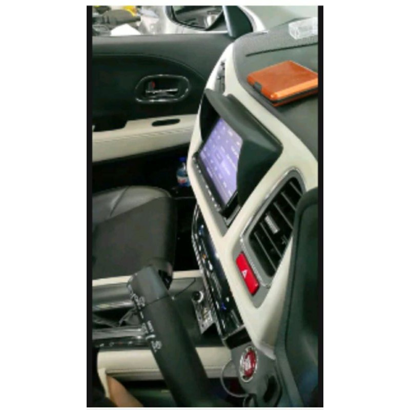 CANOPI SUN PROTECTOR UNTUK HEAD UNIT HONDA HRV,JAZZ,MOBILIO,BRIO SATYA ANTI PECAH HITAM DOFF