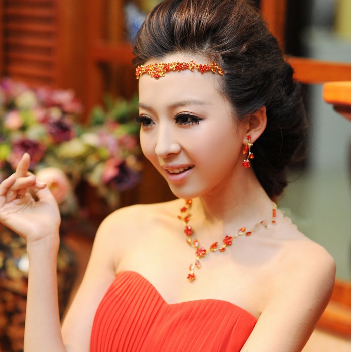 [BISA COD] TIARA WEDDING AKSESORIS RAMBUT HEADPIECE PENGANTIN BUNGA TRP025