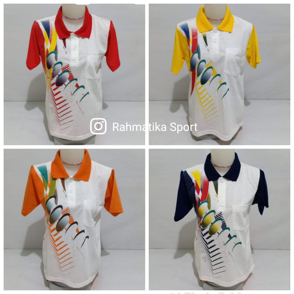 Jersey Kaos Badminton Tenis Pingpong Olahraga (Size Anak)