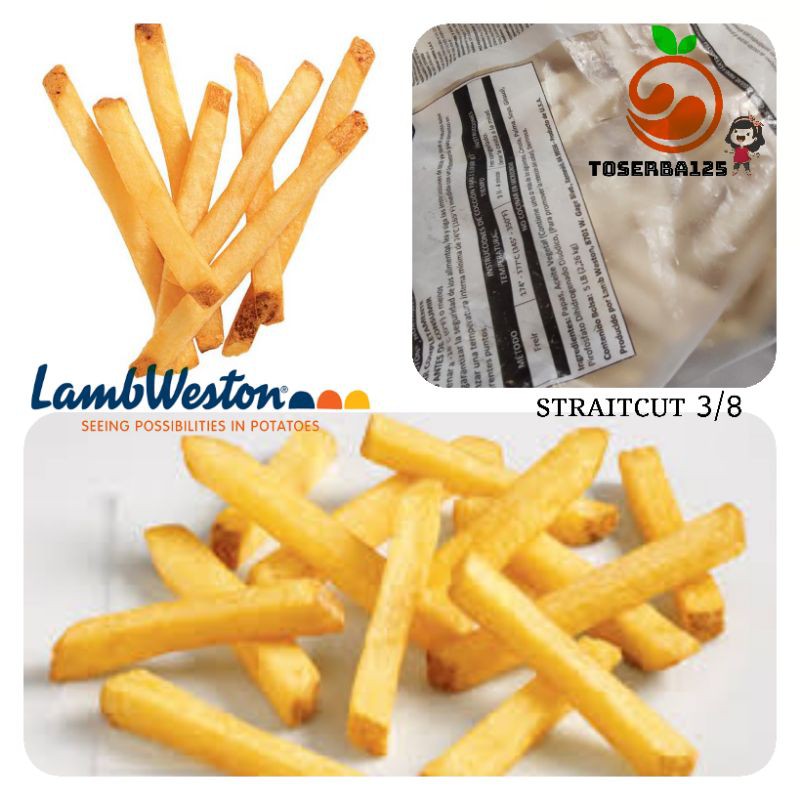

LAMBWESTON STRAITCUT SIZE BESAR 3/8-TOSERBA125