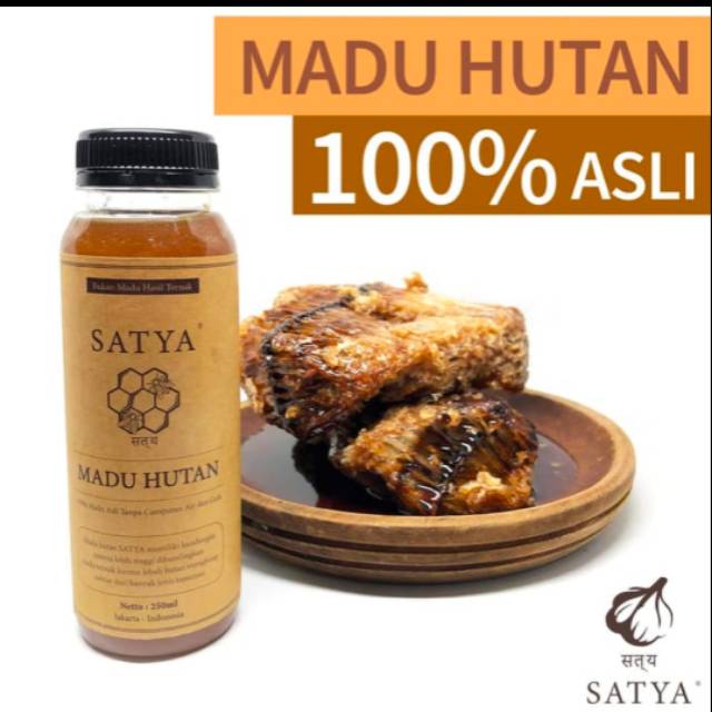 

Madu hutan satya organik 100% asli dan enak bergaransi 250 ml