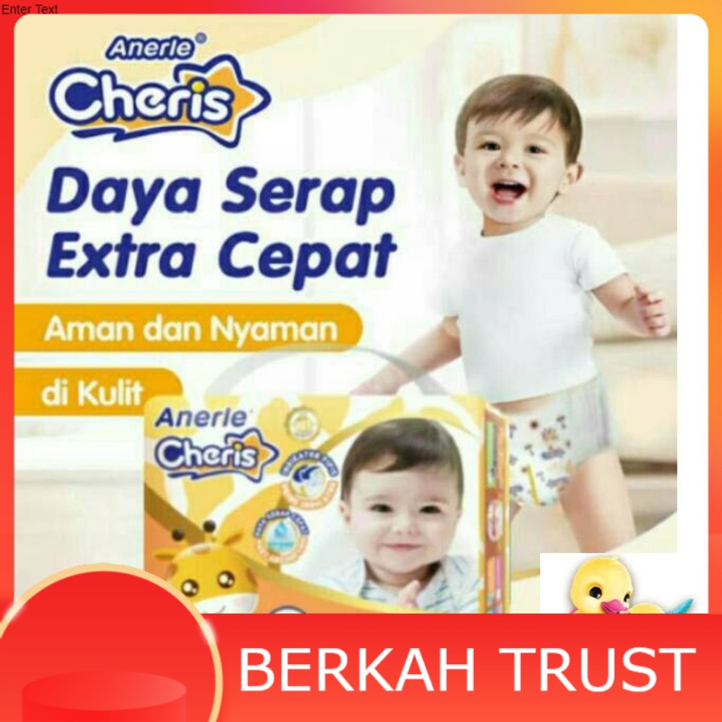 Diapers popok anak bayi anerle CHERIS celana S36+4 M32+4 L28+4 XL24+4 XXL22+4