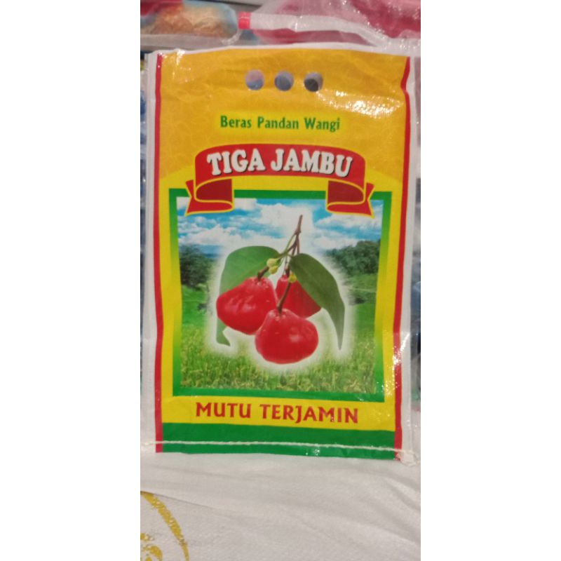 

karung beras cap 3 jambu 5kg 100 lembar