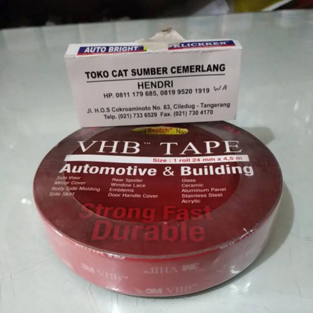 

DOBLE TAPE VHB 3M