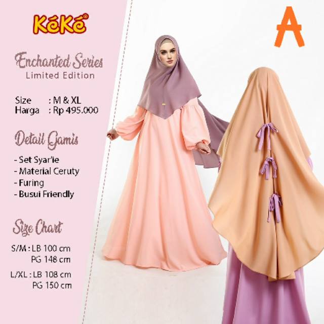 Gamis Dewasa Keke Syar'i ~ Enchanted Series A ~