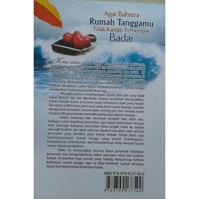 Buku Agar Bahtera Rumah Tanggamu Tidak Kandas Terhempas Badai - Darul Haq