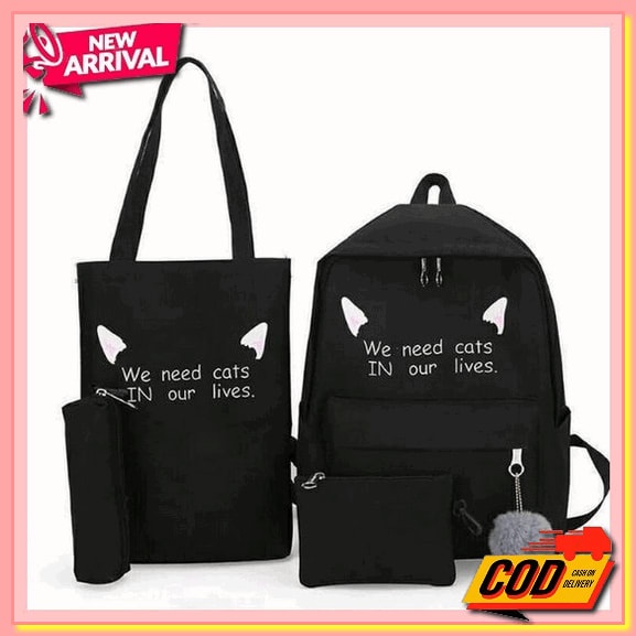 Tas Wanita Tas Anak Sekolah Tas Ransel Model Terbaru Tas Gendong Skolah Gadis Remaja Kekinian Tas Bu