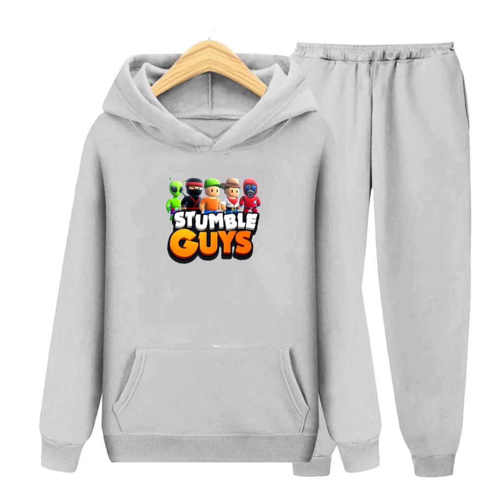 Setelan Sweater Anak Stumbel Game /Baju Sweater Hoodie Anak