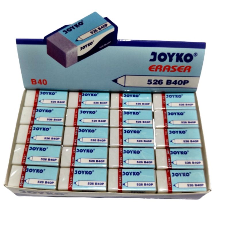 [ERA] Penghapus pensil Joyko superior Quality Eraser 526 B40BL grosir isi 40pcs