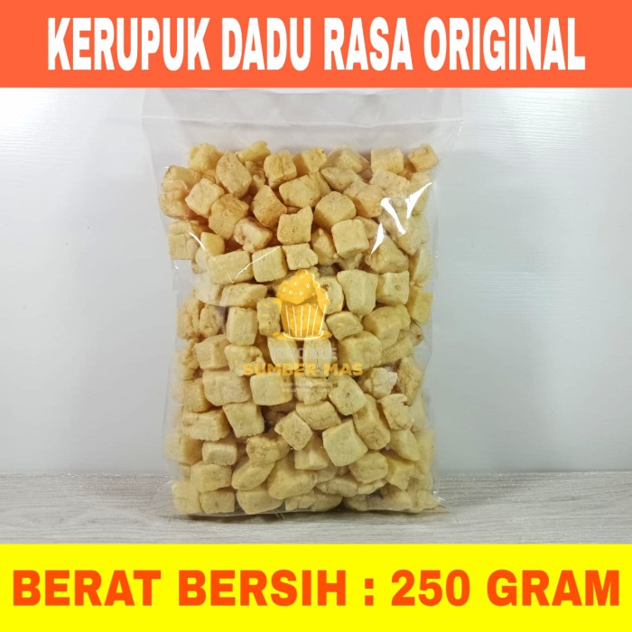 KERUPUK KRUPUK RAMBAK DADU PEDAS TERMURAH TERLARIS 250 GRAM - Balado