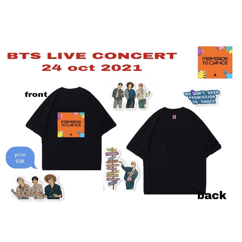 kaos bts permission to dance