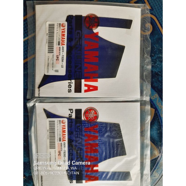 striping sayap dalam atas f1zr fizr 2005 biru original