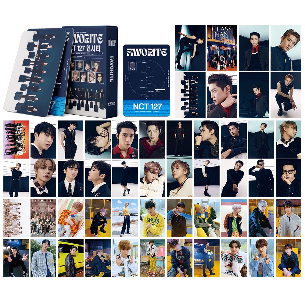 [BS] BISA COD 54pcs Photo Card NCT Favorite Kartu Foto Lomo Card KPOP - KP0958