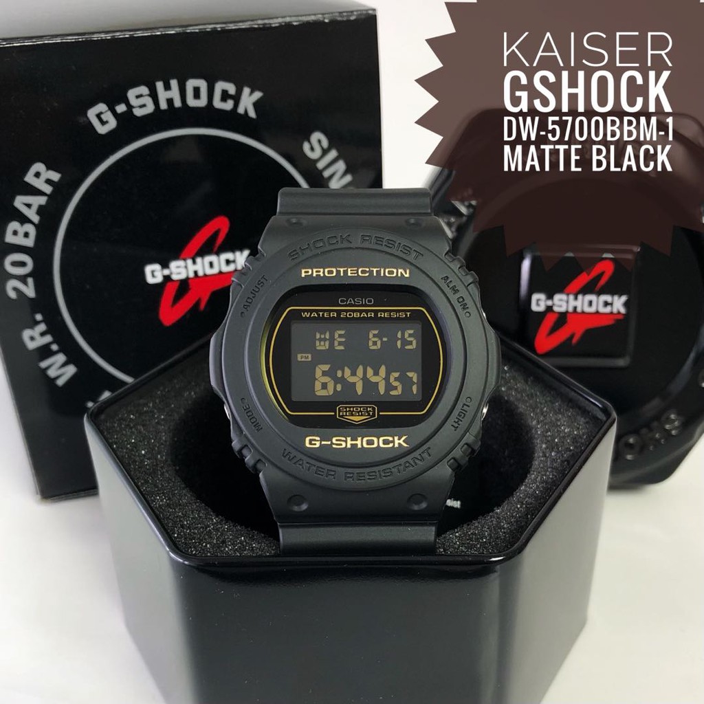 LS Jam tangan casio gshock dw5700 led digital strap rubber