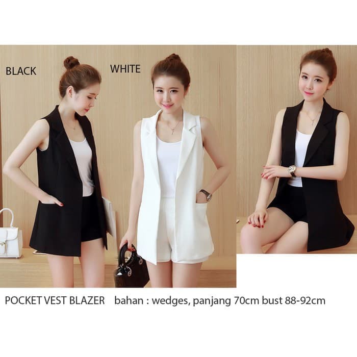 SB92 M_S | Blazer Wanita | Blazer Vivaldi Blezer Tartan Kantor Original - Kode A