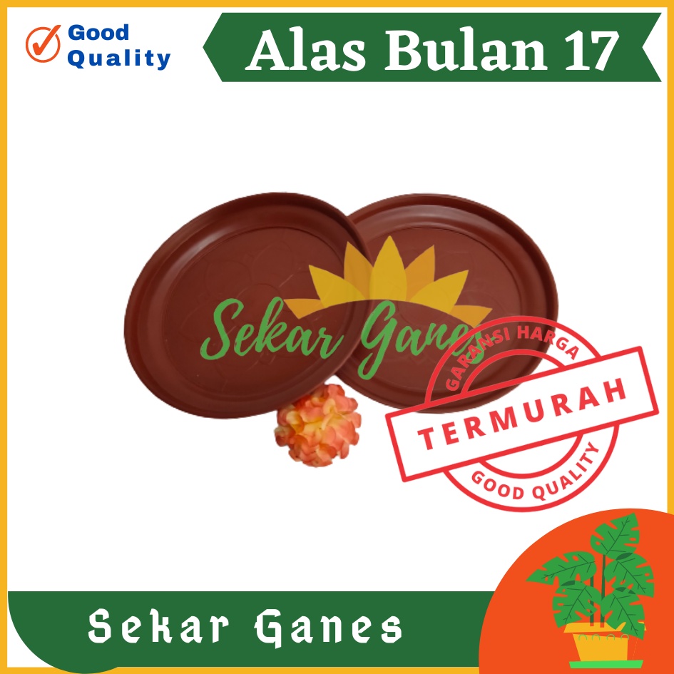 Sekarganes Tatakan Polos Alas Bulan 17 Merah BataTerracota Terracotta Merah Coklat By Garden Of Love Untuk Pot Tawon 18 21 Putih Pot Pirus Tawon