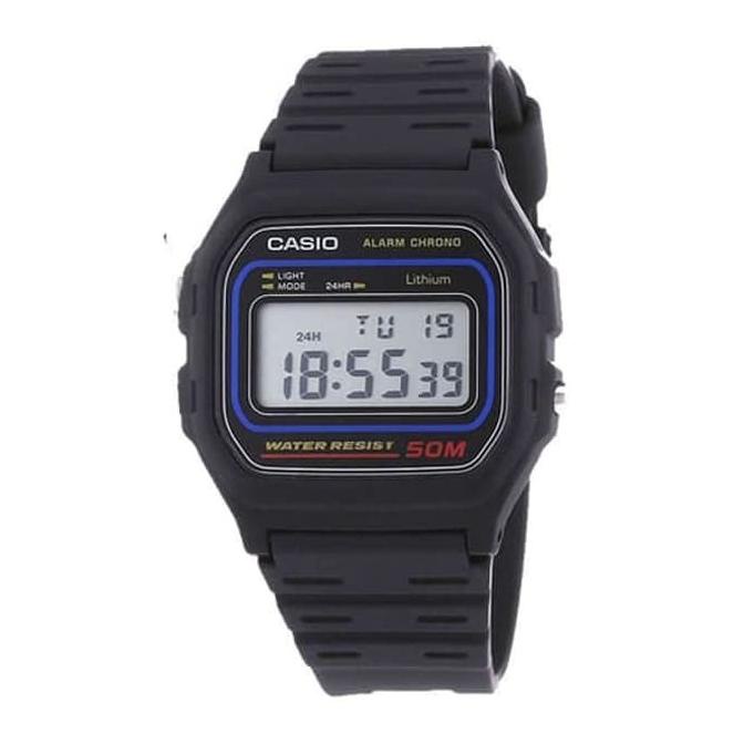 JAM TANGAN CASIO UNISEX W-59-1VQ / W59-1V ORIGINAL & GARANSI