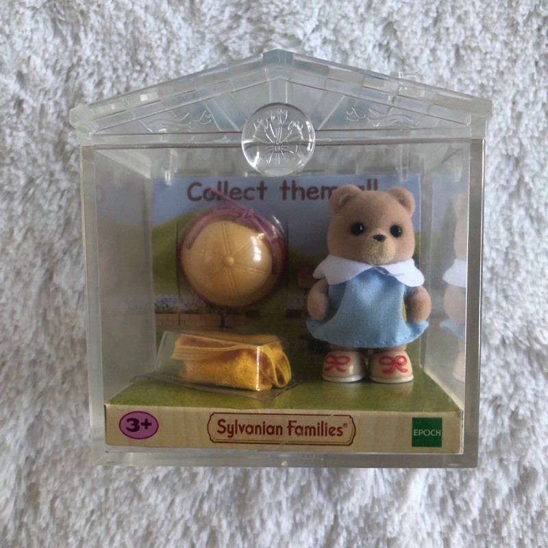 New Sylvanian Families Baby Carry Case Bear Ready to School original and rare by Epoch by Jekistore