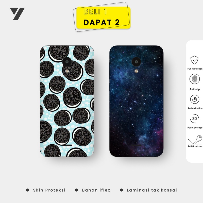 Garskin / Skin Case Meizu C9 [Dapat 2 Garskin] - Motif 1