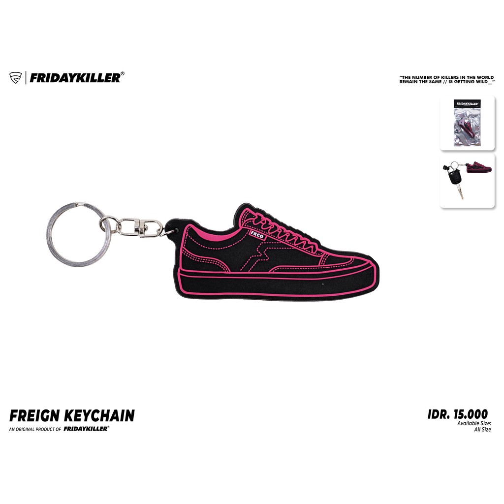 GANTUNGAN KUNCI FRIDAY KILLER | FREIGN KEYCHAIN