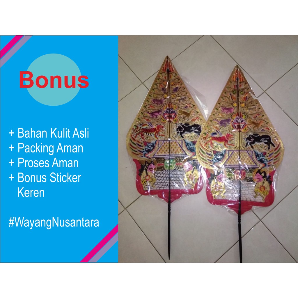 Wayang Kulit Gunungan Kayon Standar Dalang